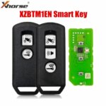 1/3/5pcs Xhorse XZBTM1EN Special PCB Board and 2/3 Buttons Remote Shell Exclusively for Honda Motorcycles Key (New)