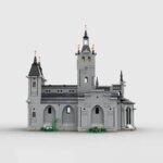 1445pcs MOC Building Blocks Set-Medieval Church Model Creative Architecture Toy Ideal Holiday Gift for everyone (New)