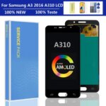 47'' SUPER AMOLED A310F LCD SAMSUNG A3 2016 A310 A310F A3100 LCD Display Touch Screen Digitizer Assembly (New)