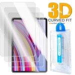 2pcs Easy to Install HD Tempered Glass Screen Protector For iPad Pro 13 12.9 M4 Air 11 M3 M2 5 4 Mini 6 7 9 9th 10 10th A16 Film (New)