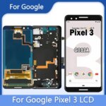 55 AMOLED Google Pixel 3 LCD Display Touch Frame Screen Digitizer Replacement Repair Assembly G013A 4G Compatible (New)