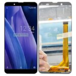 55 Inch Black Sharp Aquos Sense 3 basic SH-V48 907SH LCD DIsplay Touch Screen Digitizer Panel Assembly Replacement (New)