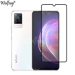 Full Cover Tempered Glass Vivo V21 5G Screen Protector Vivo V21 V21E Camera Glass Vivo V21 V 21 5G Glass 644 inch (New)