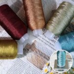 0.2mm 1000Meters 3 Strands Large Capacity Shimmer Rope String Luxurious Sparkling Thread riendship Bracelets & DIY Crafts (New)