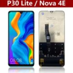 BackShell LCD HUAWEI P30 Lite LCD Display Touch Screen HUAWE MAR LX1M LX1A LX2 L21MEA LX3A Screen Digitizer Assembly Bangladesh (New)