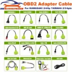 Motorcycle Diagnostic Cables Works For JDIAG M100/M200/M300 Motorcycle Scanner Diagnostic Adapter 3pin/4pin/6pin (New)