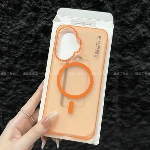 Sbcd7341519324ddb971e4c75945ebc38t_480x480q75 For MI POCO F7 Case Fashion Soft Gauze Transparent Magnetic PC Skin-friendly Anti-fall Cover For Redmi turbo4 Pro Funda (New) - Image 1