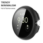 Tempered Glass+ Case Google Pixel Watch 4 41mm 45mm Screen Protector Bumper All-Around Hard Full Cover Durable PC Case (New)
