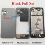 For Tecno Spark Go 2 Pop 10 Go 2s KM4 LCD Faceplate Frame Front Middle Frame Back Housing Door Battery Cover Replacement Parts (New)