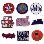 British Rock Band Badge Music Punk Brooch Heavy Metal Band Art Enamel Pin Fan Collection Souvenir Jewelry Gift Wholesale (New)