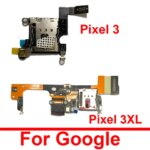 Sim Card Tray Slot Board Google Pixel 3 3XL SIM Card Reader Holder Board phone Connector Flex Cable Repair Parts (New)