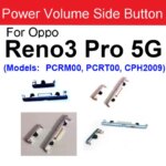 Power Volume Side Buttons OPPO Reno 3 Reno 3 Pro 5G On Off Up Down Side Keys Bracket Clip Reno 3 Pro Replacement Parts (New)