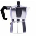 Classic Stovetop Moka Pot Aluminum Espresso Maker with Replacement Parts Cuban Coffee Maker Home & Camping Use (New)