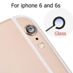 New Rear Camera lens For iphone 4 4s 5 5s se 6 7 8 x xr xsmax plus Back camera glass with 3M Glue Sticker replacement parts (New)