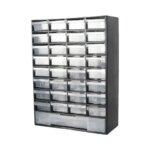 Plastic Drawer Hardware Parts Storage Box Multi-grid Drawer Parts Box Wall-mounted Screw Classification Component Box Tool Case (New)