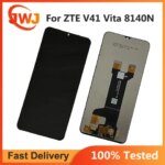 66 Inch Black ZTE Blade V41 Vita 8140N LCD DIsplay Touch Screen Digitizer Panel Assembly Replacement (New)