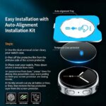 Tempered Glass Screen Protector Samsung Galaxy Watch 8 9 40mm 44mm Ultra Ultra 2 47mm 2026 With Alignment Tool Accessories (New)