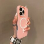 Jelly magnetic 2-in-1 silicone phone case suitable iPhone 16 15 14 13 12 11 Promax plus anti drop protective cover (New)
