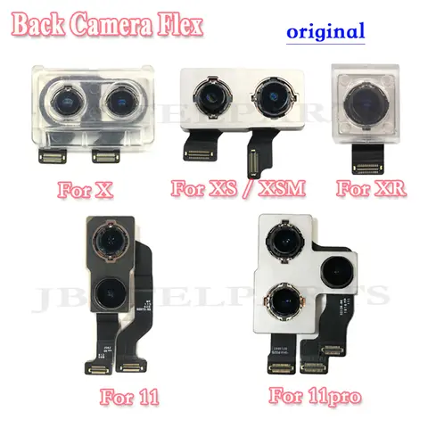 Sbf07d09d47ca4dafba8628f3a7370773h_480x480q75 Main back camera iPhone 4 5s 5c SE 2020 6 6S 7 8 Plus Rear Camera with flex cable facing tested Replacement parts (New) - Image 1