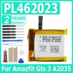240mAh PL462023 Polymer Li Ion Battery Amazfit Gts 3 A2035 Smart Sports Watch Bateria + Tools Bangladesh (New)