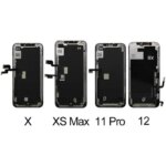 GX AMOLED LCD For iPhone X XS Max Display True Tone With 3D Touch Screen For iPhone 11 12 Pro Max 12Mini LCD Pantalla Digitizer (New)