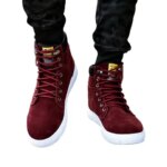 Spring Autumn High Top Mens Shoes Leather Man Casual Shoes Lace-up Wild Platform Sneakers Flat Vulcanized Male Shoes Zapatillas (New)