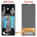 Original 60'' Display+Frame Sony Xperia 10 III SO-52 BSOG04 XQ-BT52 A102SO LCD Touch Screen Digitizer Assembly Replacement (New)