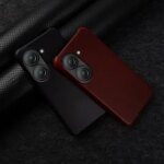 Premium Asus Zenfone 10 Case Zenfone9 Leather Cases Luxury Oil Wax zenfone 8 Cover Fundas Back Coque Protector Capa Shell (New)
