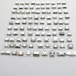 100 Models Charging Connector Micro Usb Jack Samsung ASUS SONY HP HTC ZTE Huawei Xiaomi Redmi Lenovo OPPO Meizu Etc (New)