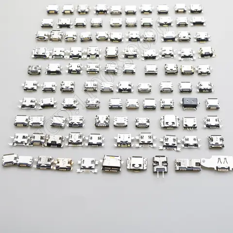 Sc07cf3e063cf4679b4d831ef25cce32fR_480x480q75 100 Models Charging Connector Micro Usb Jack Samsung ASUS SONY HP HTC ZTE Huawei Xiaomi Redmi Lenovo OPPO Meizu Etc (New) - Image 1