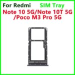 Sim tray slot holder Redmi Note 10 5G 10t 5g Poco M3 Pro 5G M2103K19G M2103K19C M2103K19PG M2103K19PI Sim Card Reader (New)