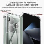 Anti Drop Case Cover OPPO RealmeGT Realme GT 6 GT6 RealmeGT6 5G Transparent Defence Protect with Airbag Corners Bumper Coque (New)
