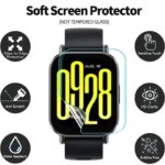2Pcs Soft Hydrogel Protective Film Redmi Watch 5 Active 5Lite 3Active Clear Screen Protector Film Smartwatch Accessories (New)