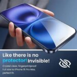 3 PCS Ultra Clear Tempered Glass Screen Protector for iPhone 17/16/15/14/Pro Max/17e/16e/Air/13/Pro/15/14/Plus/12 Anti-Scratch (New)