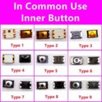 10/Lot Power On Off Inner Button Control iPhone Android Huawei Xiaomi mi OPPO Smartphone Volume Switch Replacement Parts Bangladesh (New)