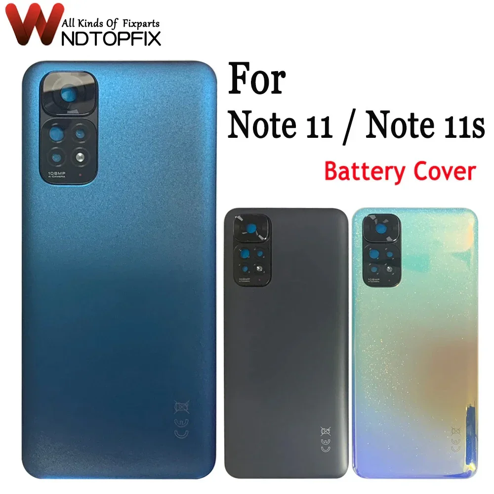 Sc1a00baa71f943129eea74cc497cd014Y.webp Xiaomi Redmi Note 11S Back Battery Cover Glass Rear Door - Image 1