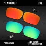 Visorize Polarized Replacements UV Protection Lenses For Arnette Fastball AN4202 62mm Sunglasses - Multi Choice (New)