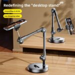 1Pc Mobile Phone Holderspecial Bracket Overhead Shootingdesktop Live Shooting Food Recording Videounpacking Vlog Bracket (New)