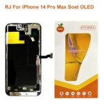 RJ Soft OLED iPhone 14 Pro Max LCD iPhone 16 13 15 Pro Max 15 Plus Display Digitizer Screen Assembly Replacement Parts (New)
