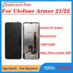 658 Inch LCD Display Touch Digitizer Screen Replacement Ulefone Armor 21  Armor 22 Repair Parts (New)