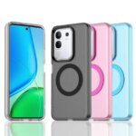 Vivo Y29 4G Case Vivo Y29 4G Cover 668 inch Translucent Cy Color Matte Magnetic Shockproof Protective Cover (New)
