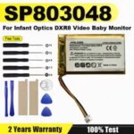 Brand BackShell Replacement Battery Infant Optics DXR8 Video Baby Monitor SP803048 1500mAh 3.7V Li Polymer Rechargeable Batteria Bangladesh (New)
