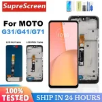 LCD Motorola Moto G31 G41 G71 LCD Display Touch Screen Digitizer Assembly Replacement Moto G31 G41 G71 Screen With Frame Bangladesh (New)