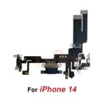 Charging Port Flex Cable iPhone 14 Plus 14 Pro Max Black White USB Charger Dock Connector With Microphone Ribbon Flex（1PC） (New)
