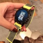 20mm 22mm B Samsung Galaxy Watch 6 5 4 5pro 4 6 Classic active 2 Nylon loop sport bracelet huawei watch GT 4-2-2e-3 Strap (New)