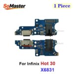 USB Charging Dock Board For INFINIX Hot 30i 30 Play 40i 40 PRO X6831 X6836 X669 X6835 Charger Port Connector Flex Cable Repair (New)