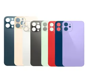 Sc3fef021f25249079b7077bd087b1adec_300x300q75 10 Replacement Kit 13 14 Pro Max Mini Big Large Camera Hole Rear Door Back Glass Battery Cover Bangladesh (New) - Image 1