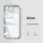 Plating Transparent Case VIVO V25 E 2023 V27 Pro V27E S16 S16E S16Pro Soft Silicone Back Cover VIVO V 27 Bumper Funda (New)
