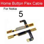 Fingerprint Sensor Flex Ribbon Nokia 5 6 7 8 Sirocco X5 51 Plus X6 61 Plus X7 81 X71 Home Button Flex Cable Repair Parts (New)