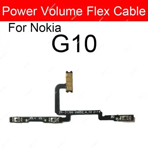 Sc43af8be96fd4f69ba932a4c84f65055a_480x480q75 Volume Power Side Button Flex Cable Nokia G10 G20 GT0 G60 G11 Plus G21 G22 G42 G300 G400 Power Volume Key Flex Ribbon Parts (New) - Image 1